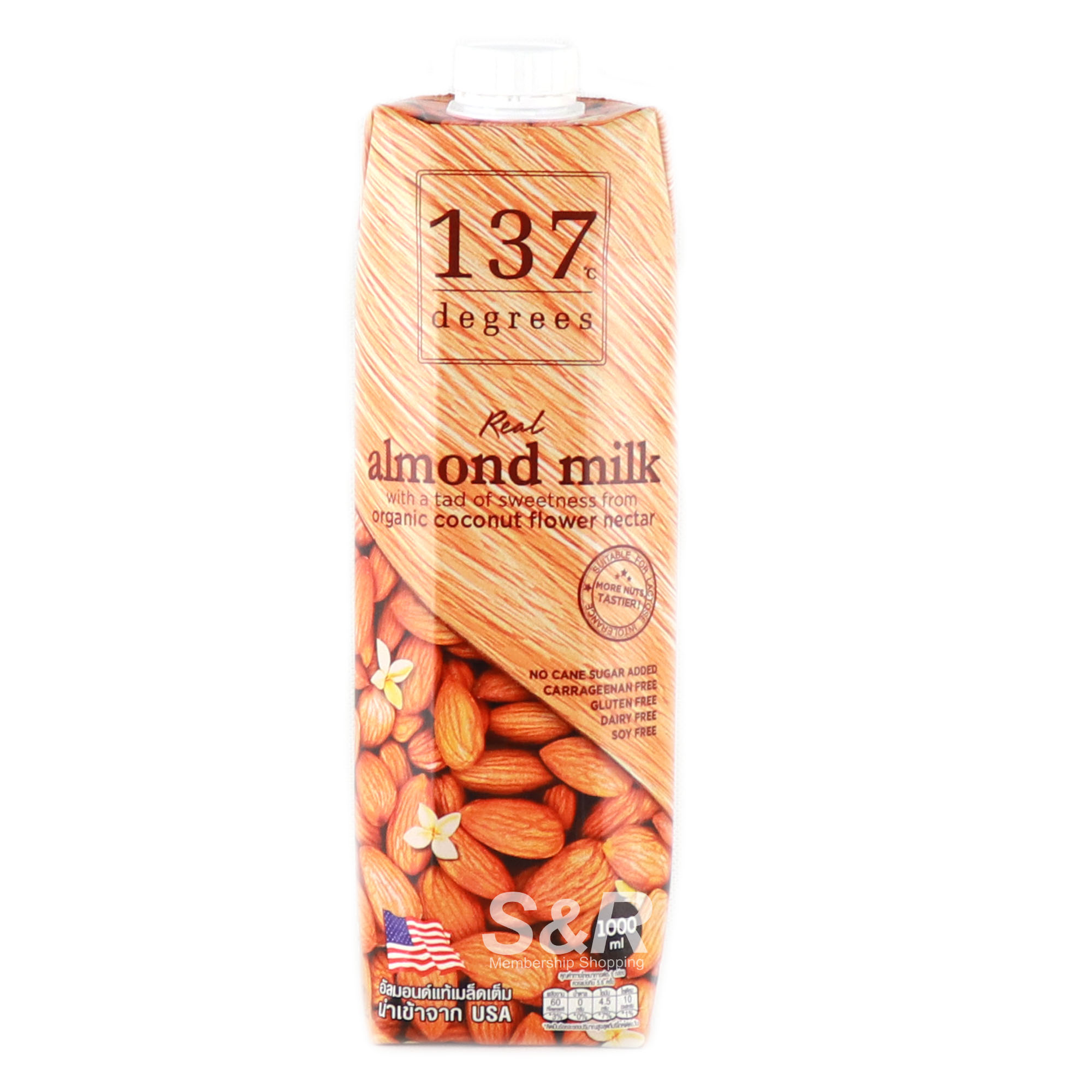 137 Degrees Almond Milk 1L
